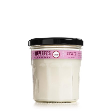 MRS. MEYERS CLEAN DAY Mrs. Meyer's Clean Day White Peony Scent Soy Air Freshener Candle 3.8 in. H X 2.9 in. D 7.2 oz 11403